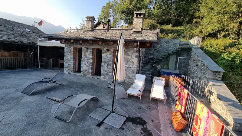 walser house rimella solarium