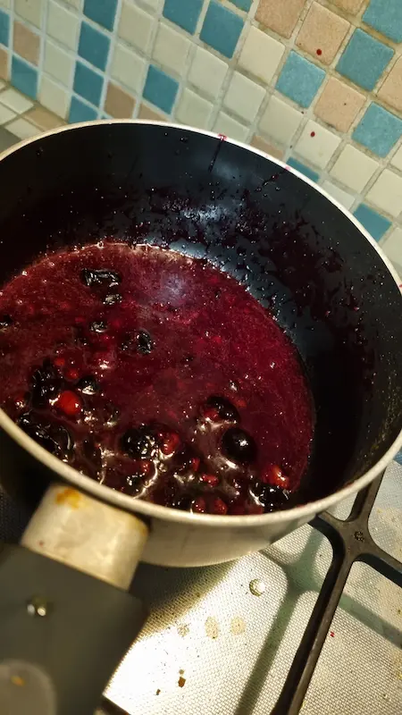salsa ai mirtilli prosciutto arrosto