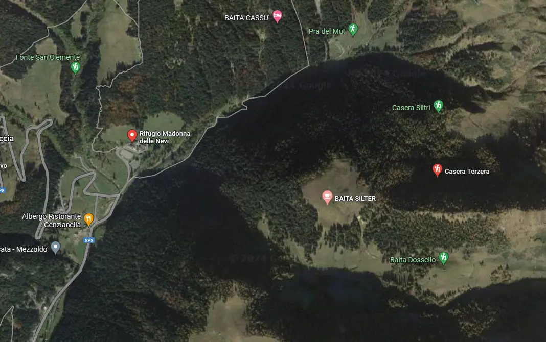 mappa val terzera