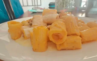 ricetta pasta con la zucca